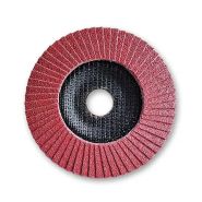 Disque à lamelles céramique rouge acier/inox Ø125 - grain 60