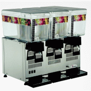 Distributeur de boissons froides Santos - 3 réservoirs de 12 litres - Réfrigération performante et hygiène alimentaire Distributeur de boissons froides Santos - 3 réservoirs de 12 litres - Réfrigération performante et hygiène alimentaire