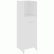 Helloshop26 - Armoire de salle de bain moderne avec 3 compartiments 30 x 30 x 95 cm en bois d'ingénierie blanc 02_0047712 - blanc Bois massif 3000234