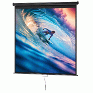 Helloshop26 - Écran de projection mural cinéma maison 189 x 7 x 182 cm occultant verrouillage automatique moderne épuré en plastique 21_0000014 - Helloshop26 - Écran de projection mural cinéma maison 189 x 7 x 182 cm occultant verrouillage automatique moderne épuré en plastique 21_0000014 -
