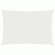 Helloshop26 - Voile toile d'ombrage parasol 160 g/m² PEHD 2,5 x 3 m blanc 02_0008999 - blanc 3000482447765