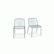 Lot de 2 chaises in & out BRIS - vert