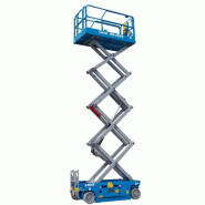 Nacelle ciseaux - Hauteur de travail max 9,96 m - Genie GS-2646 E-Drive