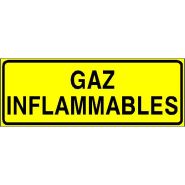 Panneau de signalisation - gaz inflammables
