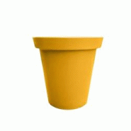 PLAST'UP ROTOMOULAGE Pot de fleurs rond xxl delight 200l - JAUNEMANGUE - jaune 0750122559640