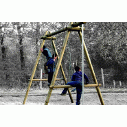 Portique Bois 4 agrès