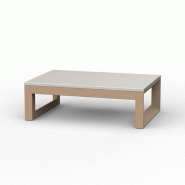 Pouf lounge ottoman FRAME - camel