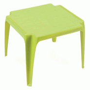 PROGARDEN Table pour enfants 50x50 cm en vert lime - vert plastique 436031