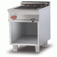 Redcook Grill contact électrique, cuisson directe sur résistance inox 27x43 cm basculante, dimensions 40x70,5x90 cm, modèle CWK-74ET - 2062