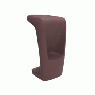 Tabouret Design UFO - grenat