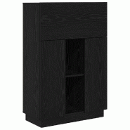 VidaXL Bureau Chêne noir 71.5 x 31.5 x 106.5 cm Bois d'ingénierie Modèle Horizon Prestige - 869483