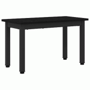 VidaXL Table basse Chêne noir 60 x 30 x 36 cm Bois d'ingénierie Modèle Helios Studio - 892548