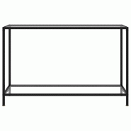VidaXL Table console Transparent 120x35x75 cm Verre trempé Modèle Orion Scandinave - 322839