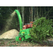 Broyeur-déchiqueteur de branches  à 6 couteaux radiaux de 300 mm  à Moteur électrique - SUPER-PAIN 900 Option T avec entraineur hydraulique_1