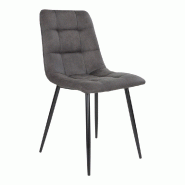 Chaise de repas middelfart microfibre - gris