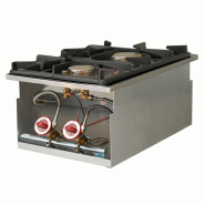 Cuisinière gaz 2 feux vifs - à encastrer - Diamond - 0615402299404