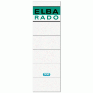 Elba BL100420947 Pack de 10 Etiquettes autoadhésives 54 x 190 mm - 4002030026582