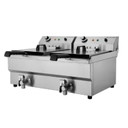 Friteuse Électrique À poser professionnelle 2x10l - 6kw - ef-102v-ct