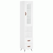 Helloshop26 - Buffet bahut commode armoire meuble de rangement organisateur cuisine salle de séjour salon haut 34,5 x 34 x 180 cm 02_0032284 - 300021 Helloshop26 - Buffet bahut commode armoire meuble de rangement organisateur cuisine salle de séjour salon haut 34,5 x 34 x 180 cm 02_0032284 - 300021