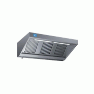 Hotte dynamique en inox avec filtres chocs - 2000mm - 1700m3/h - Référence ELI 720_0