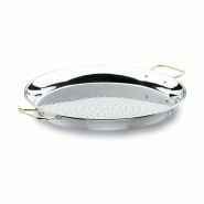 Lacor poêle à paella valencienne en acier 18/10 30 cm - Acier inoxydable 18/10 60130