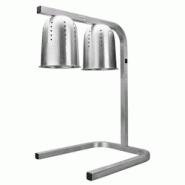 Lampe Lacor double chauffage infrarouge Lampe pour buffet en aluminium 550W - aluminium 69061 Lampe Lacor double chauffage infrarouge Lampe pour buffet en aluminium 550W - aluminium 69061