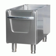 Meuble support neutre simple Heavy Duty pour Série 700 - Profondeur 70cm avec porte en acier inoxydable | Maxima - 9397000