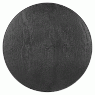 Mini assiette noire imitation ardoise PS Ø12,8x1,3cm - par 288