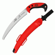 Scie courbe à coupe tirante avec étui - Felco 640 - lame en acier chromé, poignée soft touch