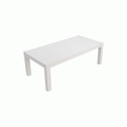 Table basse extérieure Alia Plein Air (Blanc) - blanc aluminium TABLE_BASSE_9010 Table basse extérieure Alia Plein Air (Blanc) - blanc aluminium TABLE_BASSE_9010