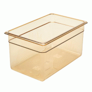 Cambro 16HP150 - H-PAN® Récipients Gastronorm GN1/1-150 résistants à la chaleur, Ambre - GAS-DW480