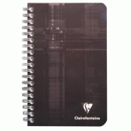 Clairefontaine Lot de 10 Carnet Metric 11x17, 100p./50 feuilles 90 g/m² reliure intégrale, quadrillé 5x5 - 3329680686821