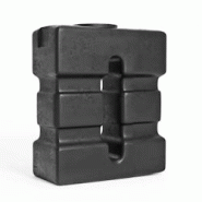 Cuve de stockage d'eau enterrée verticale 1000l rectangulaire - NOIR - noir 0637962082395 Cuve de stockage d'eau enterrée verticale 1000l rectangulaire - NOIR - noir 0637962082395