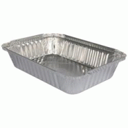 Firplast Barquette Alu. Bords rabat. 313.6x213.6mm 2000CC x450(9x50) - argenté 8003980883276 Firplast Barquette Alu. Bords rabat. 313.6x213.6mm 2000CC x450(9x50) - argenté 8003980883276