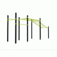 Gamme Street Workout pour les PMR - Station PMR 2 - Équipement adapté pour les personnes à mobilité réduite Gamme Street Workout pour les PMR - Station PMR 2 - Équipement adapté pour les personnes à mobilité réduite