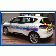 Kit sérigraphie Police municipale pour véhicule léger et petits utilitaires Kit sérigraphie Police municipale pour véhicule léger et petits utilitaires