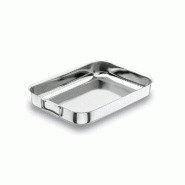 Lacor - 61540 - Cocotte avec poignée rabattable 40x28 cm, inox 18% Cr. - inox 61540