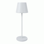 Lampe led sans fil métal avec variateur d'intensité Ø11x35cm blanc Lampe led sans fil métal avec variateur d'intensité Ø11x35cm blanc