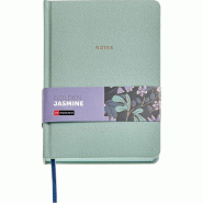 MIQUELRIUS Carnet Golden Jasmine vert A5, 192p./96 feuilles 80 g/m², ligné - 8422593083079