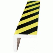 Protection d&amp;#039;angles droits à plier en mousse, coloris jaune/noir, longueur 40 cm, largeur 15 cm.