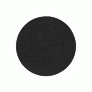 Stil Casa, set de 12 sous-plat unies, polyuréthane cousu, Ø 20 cm, finition dollar couleur noire. - STP20D-ND Stil Casa, set de 12 sous-plat unies, polyuréthane cousu, Ø 20 cm, finition dollar couleur noire. - STP20D-ND