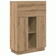 VidaXL Bureau Chêne artisanal 71.5 x 31.5 x 106.5 cm Bois d'ingénierie Modèle Horizon Jardin - 869489_0