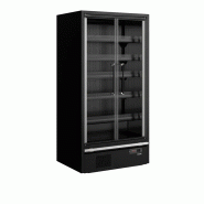 Vitrine noire réfrigérée 3m1 positive pour supermarché 2 portes -1 ... - PGALAXY+ GP10FGD BLACK