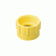 Adaptateur pompe vide-fut jaune_0