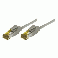 Cordon rj45 sur câble catégorie 7 s/ftp lsoh snagless gris - 10 m 850034