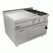 Cuisinière gaz - Plaque chauffante - 2 feux - Four - 33.5 kW - LQ/TPG6LO - Saro - 4017337062829