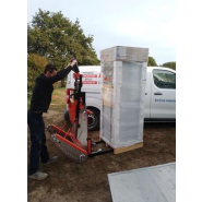 Diable électrique avec capacité de transport sur escaliers