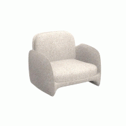 Fauteuil lounge in & out PEZZETTINA - écru granit