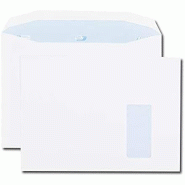 GPV Boîte de 250 enveloppes Envel'Matic blanches 229x324/C4, 90 g/m², avec fenêtre 105x50 à 28/60, gommées - 3250650034710