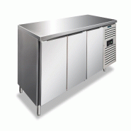 KLIMAITALIA Table congélatrice inox 3 portes ventilées. Dégivrage auto. Temp. -22°C/-18°C. Dim. LxSx H 179,5x70x86 cm. CXF3100BT - 4552